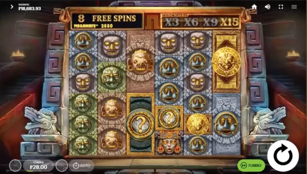 Геймплей слота Гонзо квест